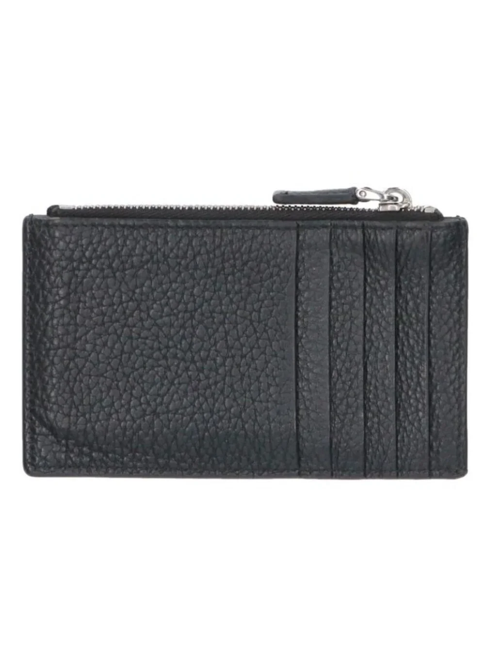 Prada Leather Coin Purse with Triangular Plate